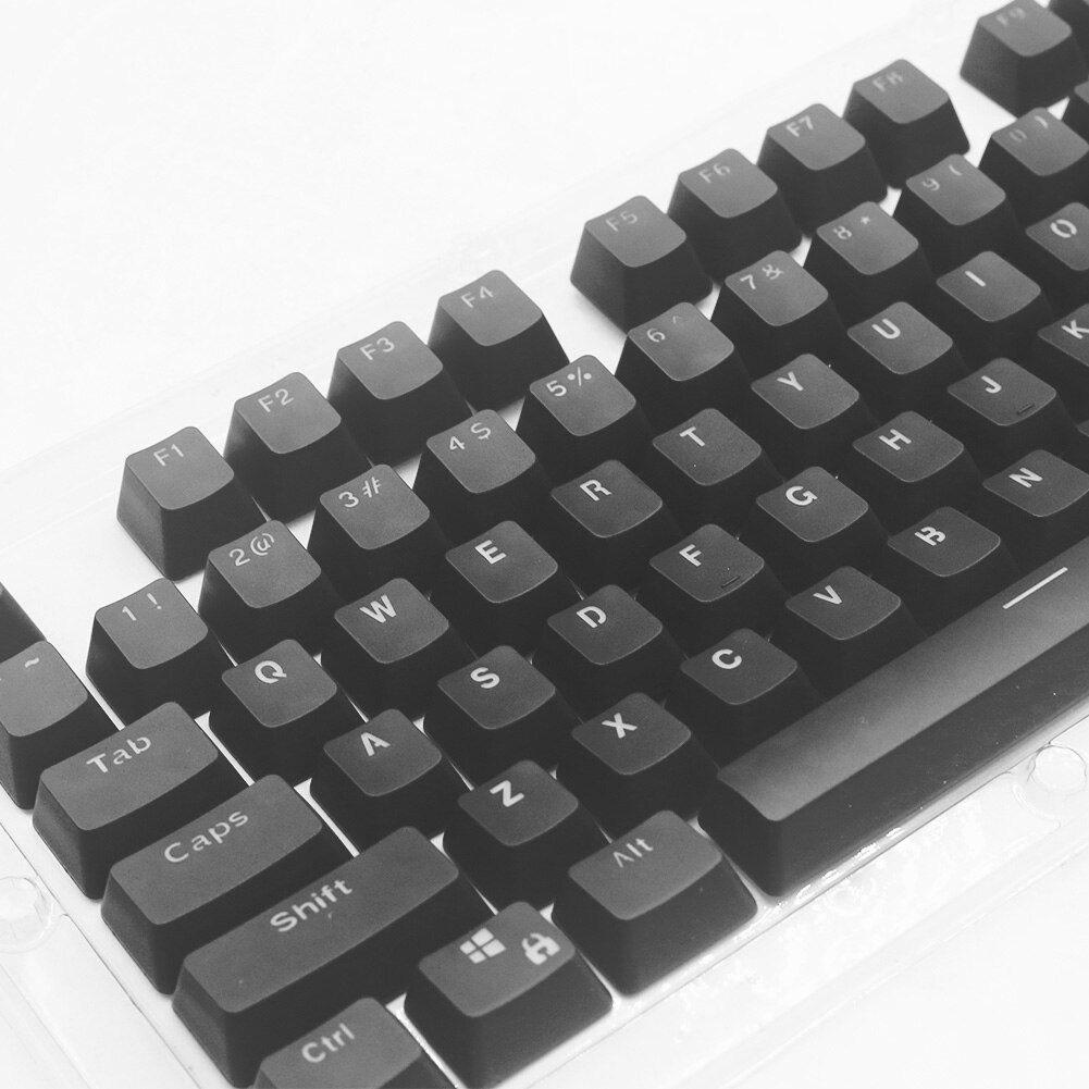 18x6.5inch 104pcs Double Shot Translucent PBT Spacebar Keycaps For Cherry/Kailh/Gateron/Outemu/Mx Mechanical Keyboard Keycap Set