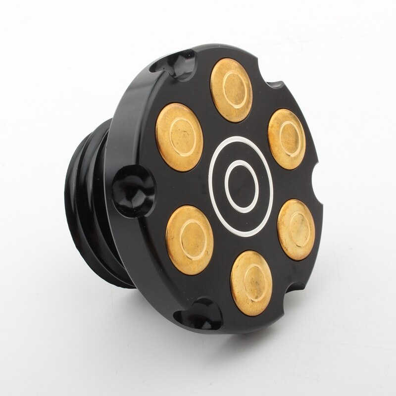 Motorcycle Black Fuel Gas Tank Decorative Oil Cap for Sportster XL 1200 883 X48