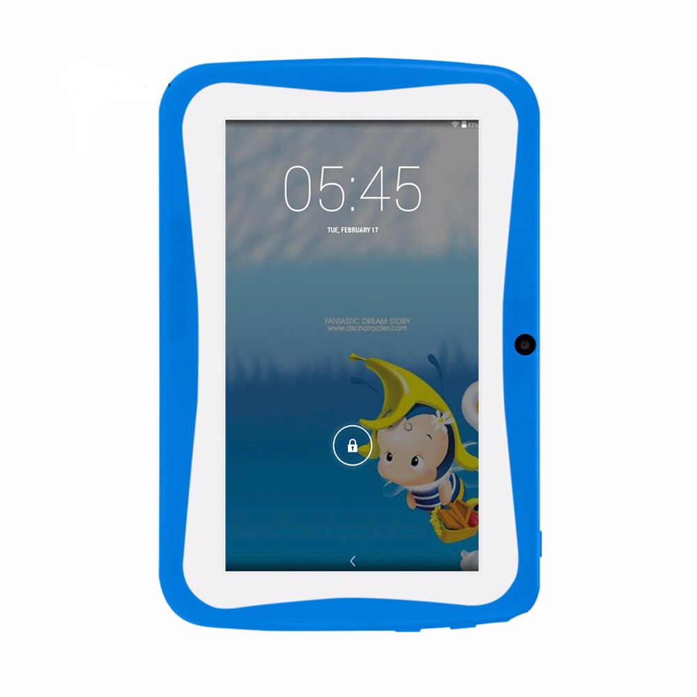 Q768 7-inch Computer Learning Education Machine Tablet WiFi Connection with cute Case Toy for Kids Chidren