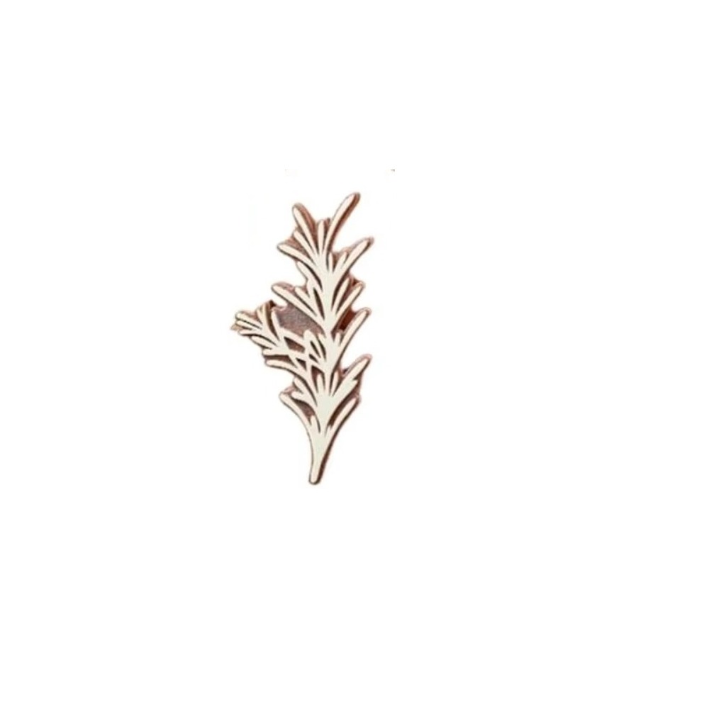 Floral Stamps Wooden Plant Stamp Decorative Handmade Flower Art Craft Wood Stamps Scrapbooking Paper Herbarium Stamp: Champagne