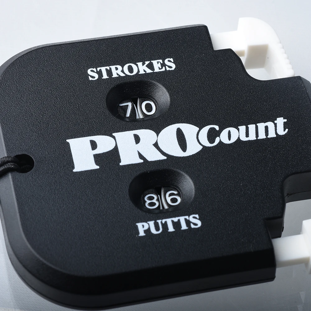 1 Stuks Nulbare Mini Handige Golf Shot Tellen Slag Putt Score Teller Twee Cijfers Scoren Keeper Met Sleutelhanger Terug naar Nul