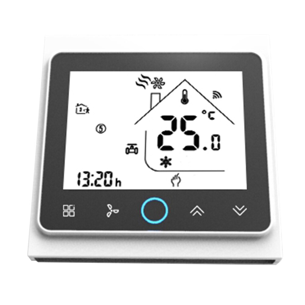 WiFi Smart Thermostat Voice Intelligent Room Thermostat LCD Digital Programmable Temperature Controller for Air Conditioner