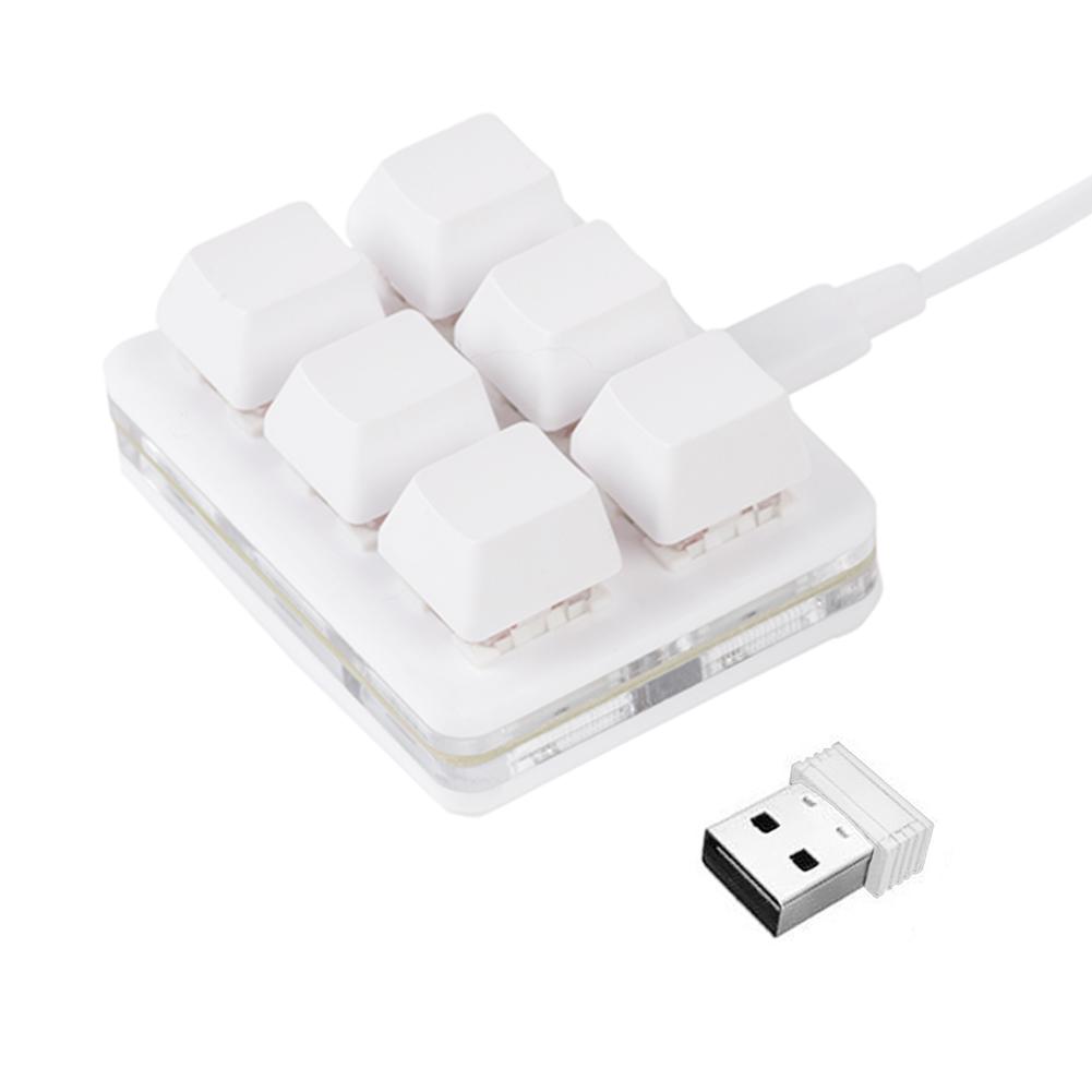 6 Toetsen Toetsenbord Bluetooth Custom Toetsenbord Draadloze Usb-Modus Oplaadbare Hardware Toetsenbord Dubbele Snelkoppeling Programmeerbare Macro C1o2