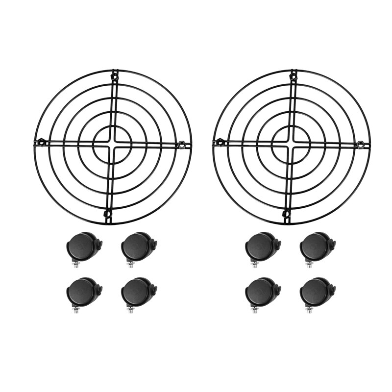 Support de Pot de fleurs en métal, chariot sur roues, outils de jardin intérieur et extérieur (2 pièces)