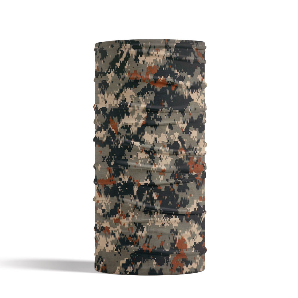 Fashion16-mascarilla de camuflaje urbana, Bandana de Color azul claro para senderismo, protección multifuncional para el cuello, polainas