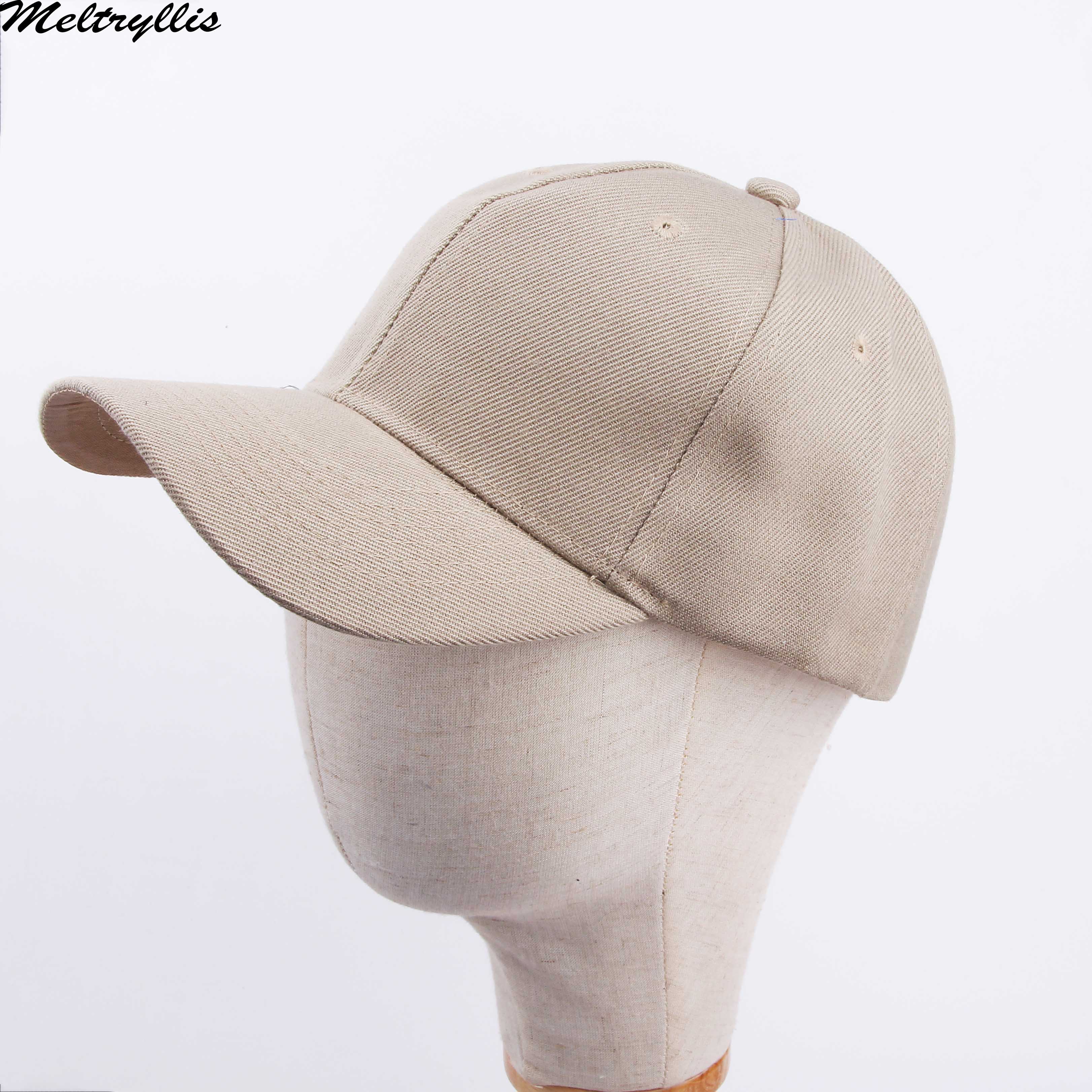 Meltryllis-casquette de Baseball unisexe, en coton, réglable, couleur unie, pour les couples, à la , pour loisirs, avec Snapback