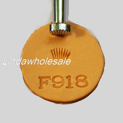 Lederen Carving Graveren Gereedschap F902/F902-2/F916/F918, metalen gereedschap, lederen postzegels: F918