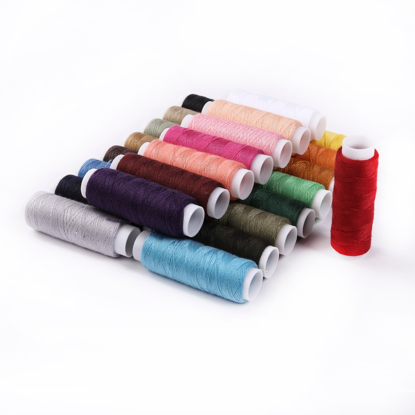 Sewing Threads 24 Color Polyester Sewing Machine Thread Sewing Set for Quilting Stitching Handmade Machine Sewing