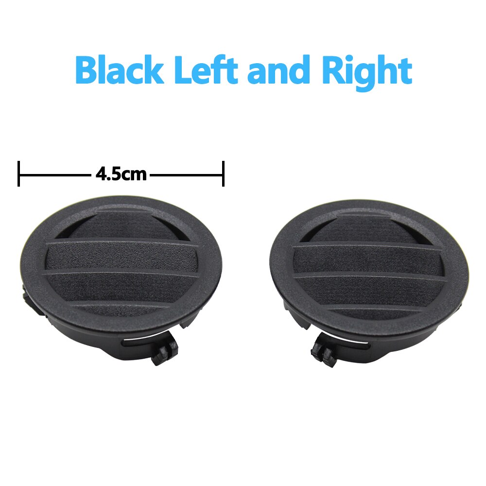 3 färger lhd/rhd  w204 konsoler ac luftventil gallerskydd för mercedes benz c klass  c180 c200 220 230 260 280 300 350 2007: Svart vänster