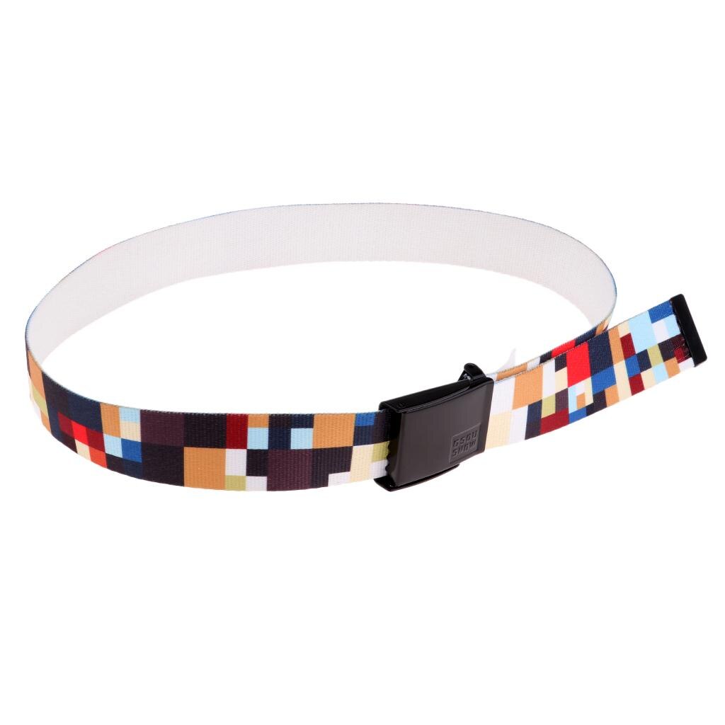 Kleurrijke Canvas Web Riem Tailleband Voor Winter Sport Skiën Snowboarden Outdoor Sport Wandelen Klimmen Mannen Vrouwen Kind