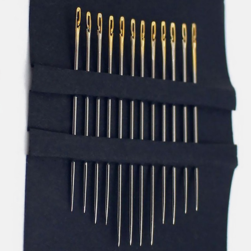 Mini costura portátil inalámbrica, accesorios para máquina de coser, artesanía, artesanía, ropa, 1 ud.,: 12pcs Gold