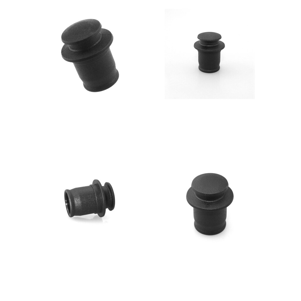 4pcs BLACK Auto Lighter Cover Cap Socket 12 Volt Power Receptacles