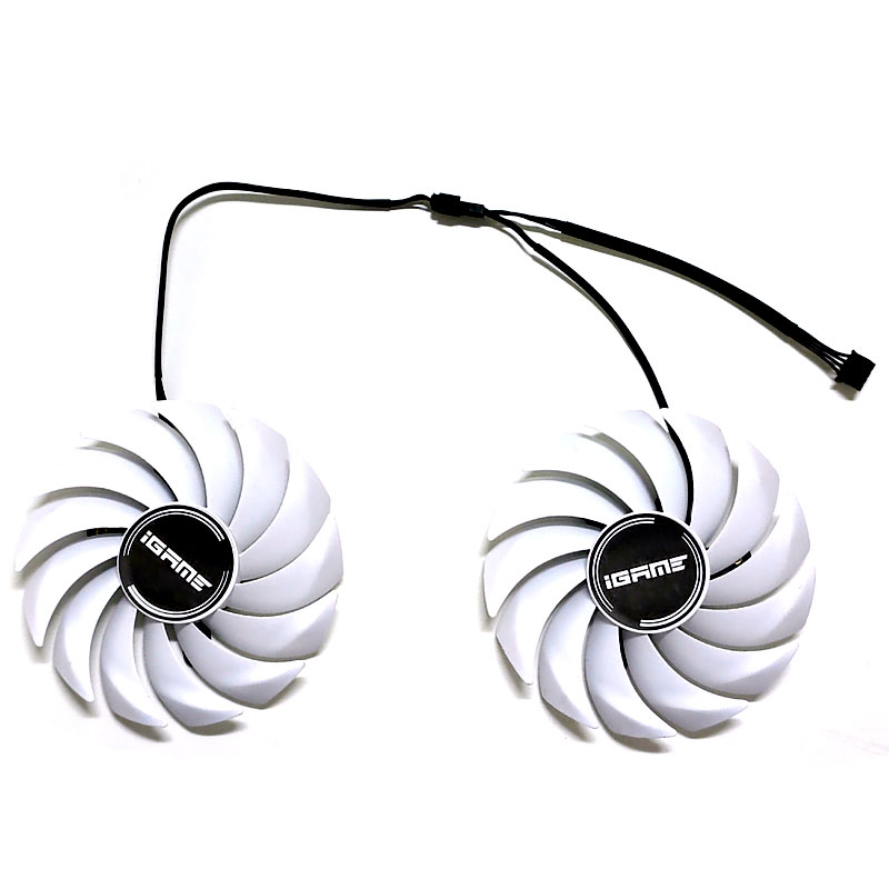 Original 3PCS GPU fan，For Colorful RTX 3080 3070 3060 Ti Igame Ultra Oc white RTX 3080 RTX 3070 Graphics card cooling fan