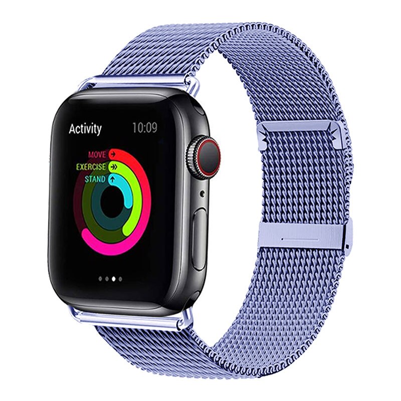 Bracciale In Acciaio Inossidabile banda MAGNETICA Per Apple Osservare 5 4 3 2 1 42 millimetri 38mm Del Braccialetto della cinghia per iwatch 4 5 40 millimetri 44 millimetri: Lavender / For 38MM or 40MM