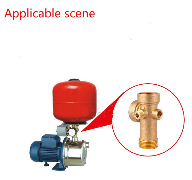 5-way brass fitting DN25 Bladder tank pressure vessels brass valve