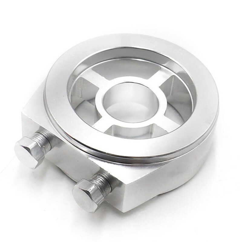 Car Universal Oil Filter Cooler Plate Adaptor M201.5 and 3/4-16 Sandwich Adapter Oil Gauge
