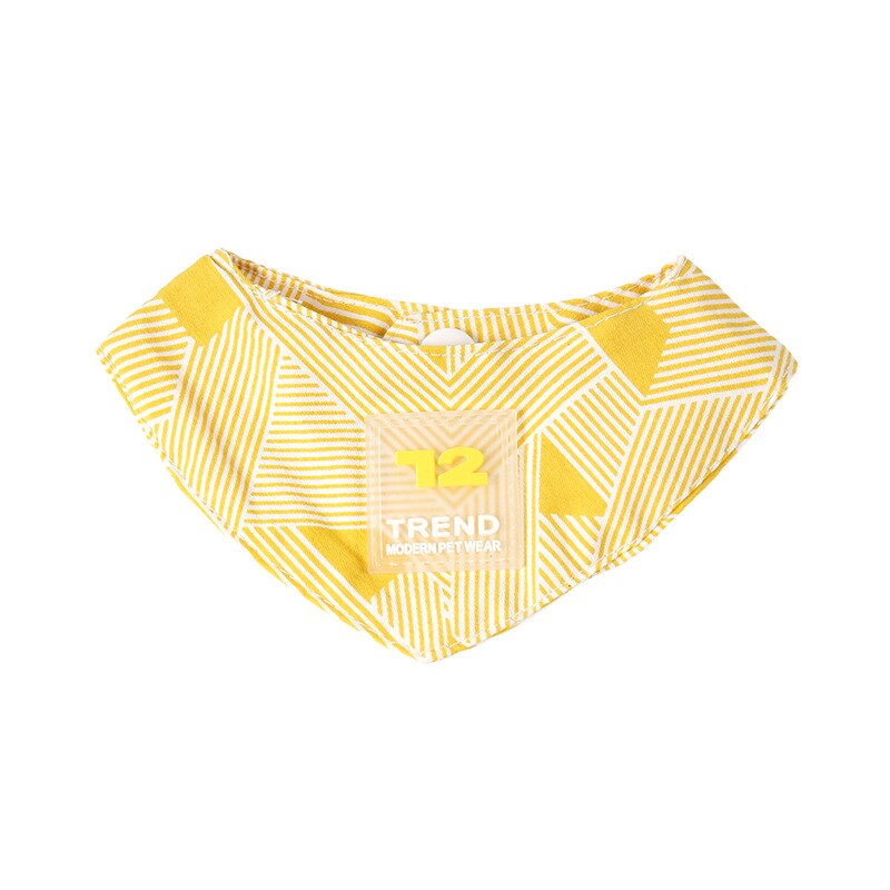 Cats Scarf Adjustable Pet Dog Collars Neckerchief Kitten Eating Bibs Cat Saliva Towel Pet Accessories: 3 / S
