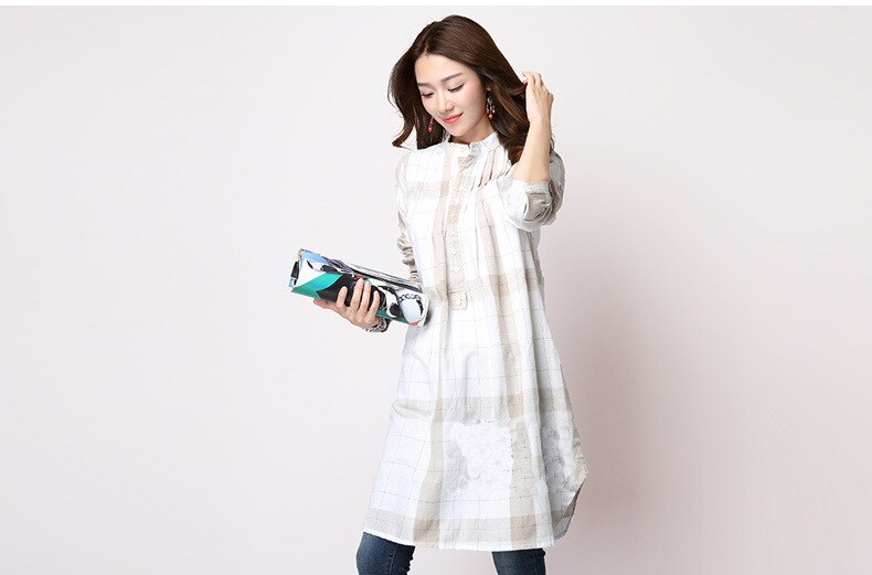 Neue Nähte verlieren Beiläufige Mutterschaft Kleider Herbst Winter Schwangerschaft Kleidung für Schwangere Frauen Plus Größe Mutterschaft Kleid: 2 / XXL