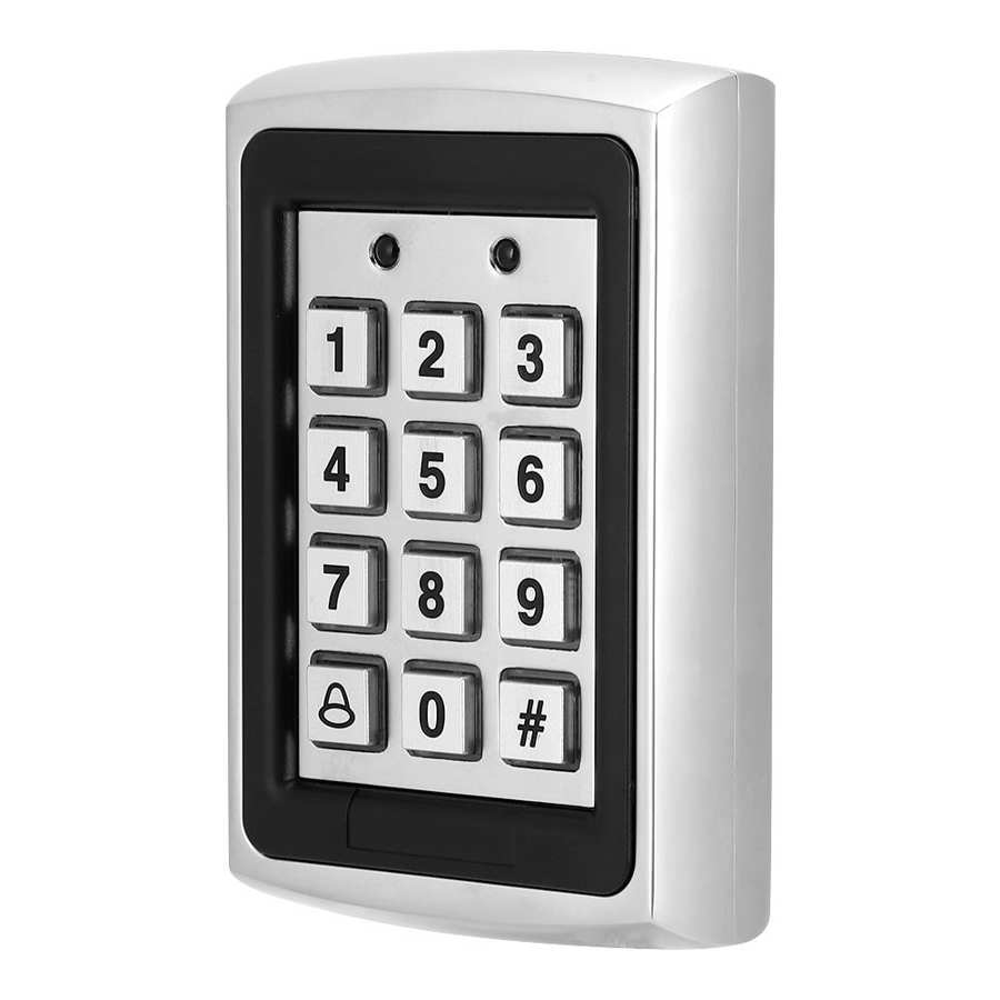 Access Controller Access Control Keypad Password with 1000 Users Waterproof Metal Backlight for Home Employee Assistance