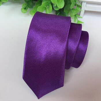 Corbata estrecha para hombre, corbata fina con patrón de puntos de 8cm, , corbata estrecha para negocios, Corbata a rayas para boda: Lavanda