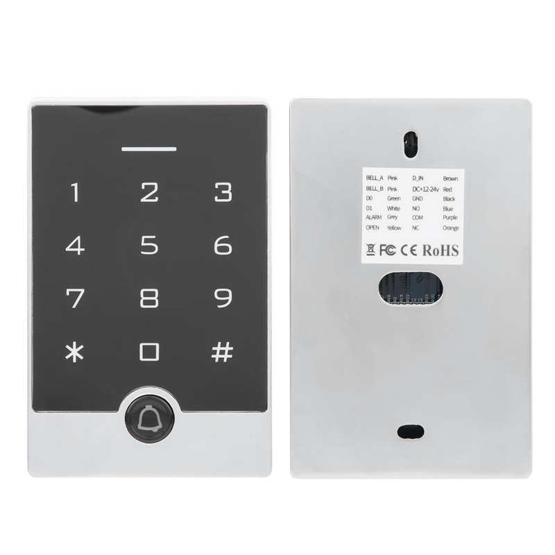Metal Case Access Control System Access Controller Password/ ID Card Door Access Keypad for Wiegand26 Access Control Keypad