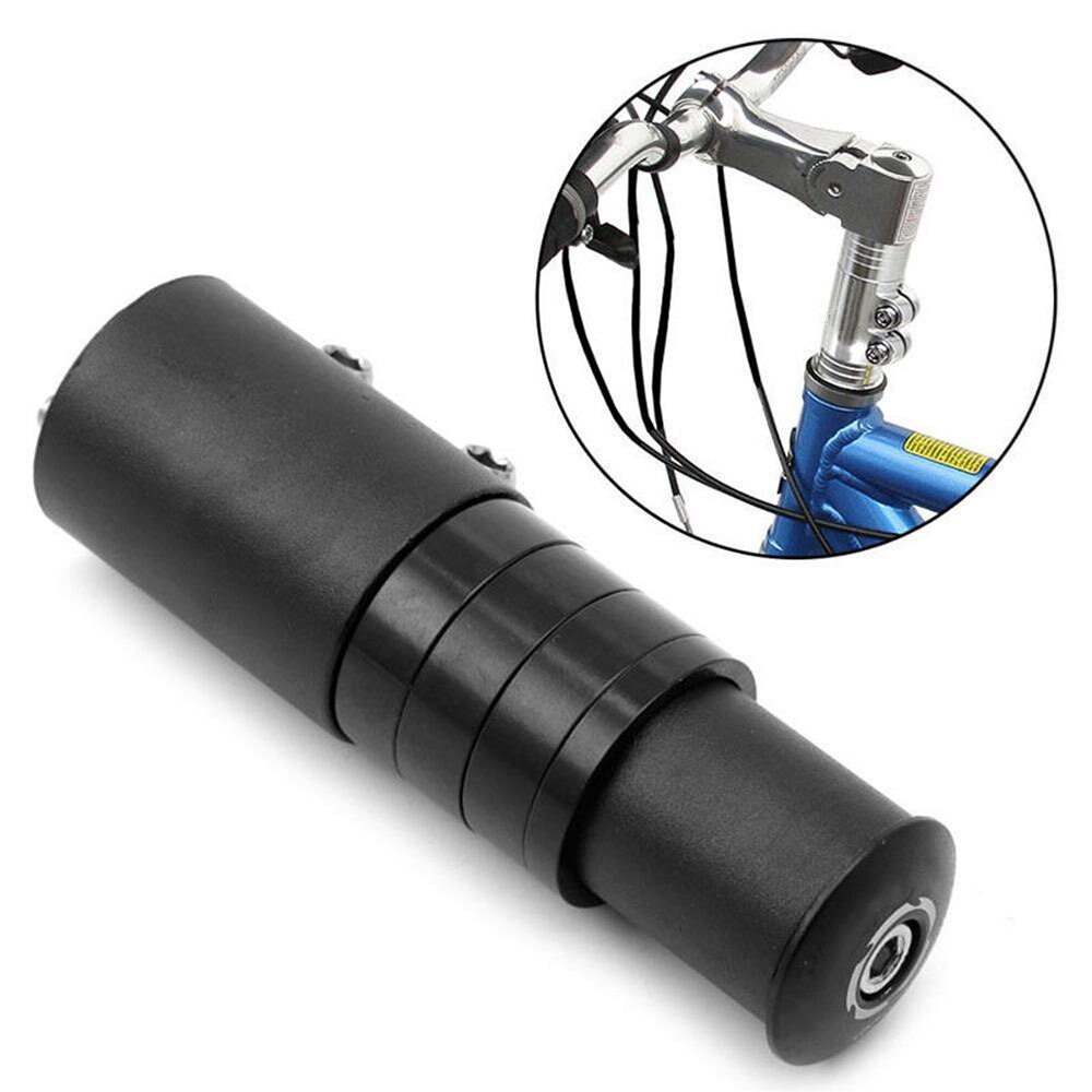 Adjustable Bicycle Handlebar Extender Aluminum Alloy Black Bike Fork Extender MTB Mountain Rise Extender Outdoor Cycling Part