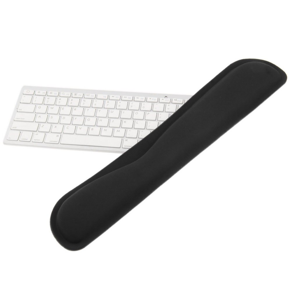 1pcs Worldwide Support Comfort Gel Wrist Rest Pad for PC Keyboard Raised Platform Hands Black