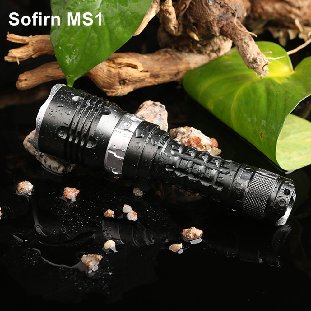 Sofirn MS1 Scuba Diving Flashlight Powerful LED Flashlight 18650 Torch Light Cree XM-L2 LED Magnetic Switch 4 Modes Lanterna LED