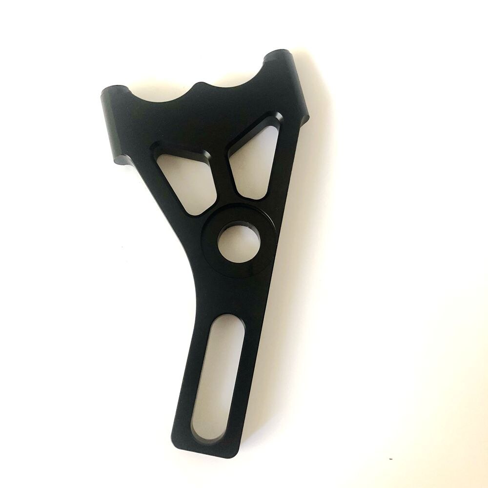 Tył motocykla zacisk hamulcowy adapter wspornika wsparcie dla 220mm tarczy hamulcowej/82mm hamulec promieniowy zacisk hamulcowy Rpm Adelin elektryczny skuter: czarny