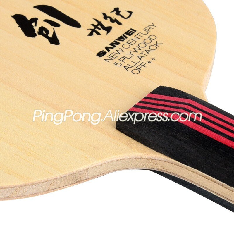 SANWEI Century Table Tennis Blade (5 Ply Wood, Allround) Racket Ping Pong Bat Paddle