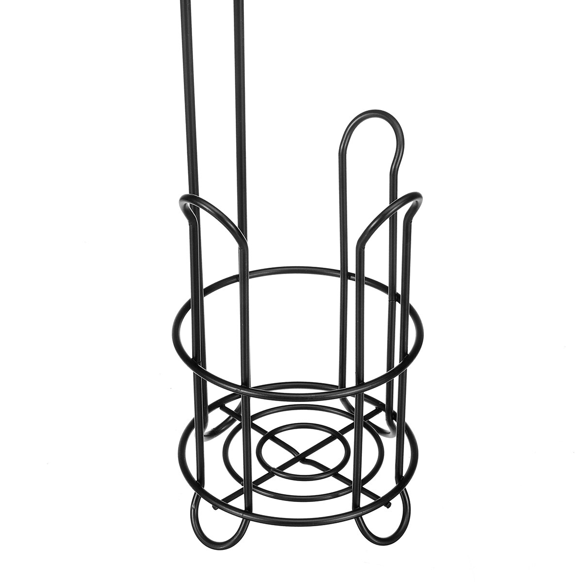 Vertical Toilet Roll Holder Stand Paper Towel Storage Rack 61cm Toilet Paper Towel Storage Stand Organizer Rack