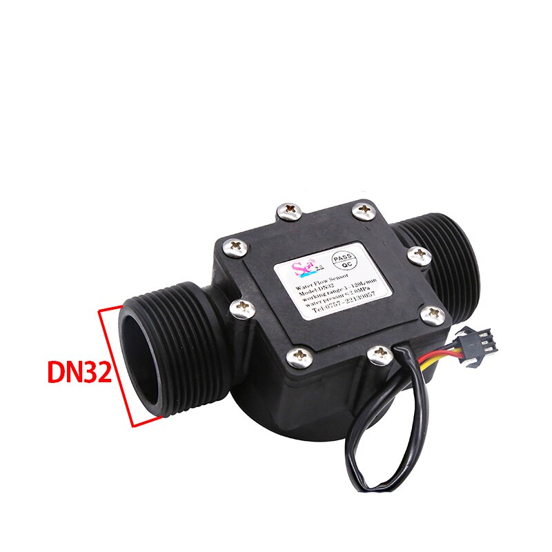 Hall water flow sensor DN32 water flow sensor 1.25 inch flow sensor liquid industrial water flow meter
