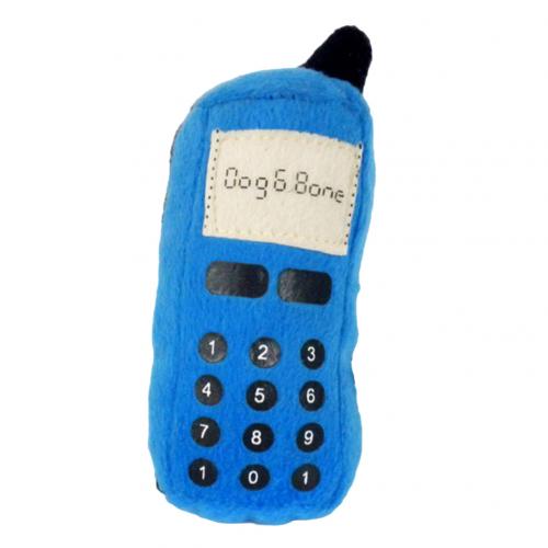 Grappig schattig hondenspeelgoed Hond Puppy Mobiele telefoon Vorm Hond Piepend speelgoed Pluche pop Spelen Training Kauwspeeltje Hondenbenodigdheden klinkend speelgoed: Blauw