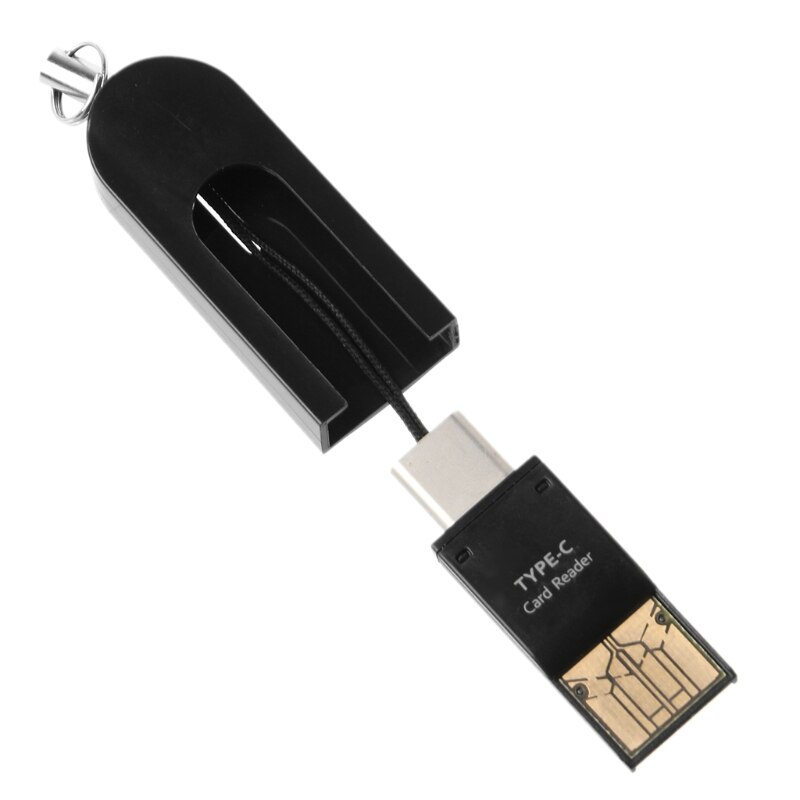 Twee In Een Usb 3.1 Type C Naar Usb 2.0 Micro Sd Tf Kaartlezer Otg Adapter Voor Pc Mobiele telefoon