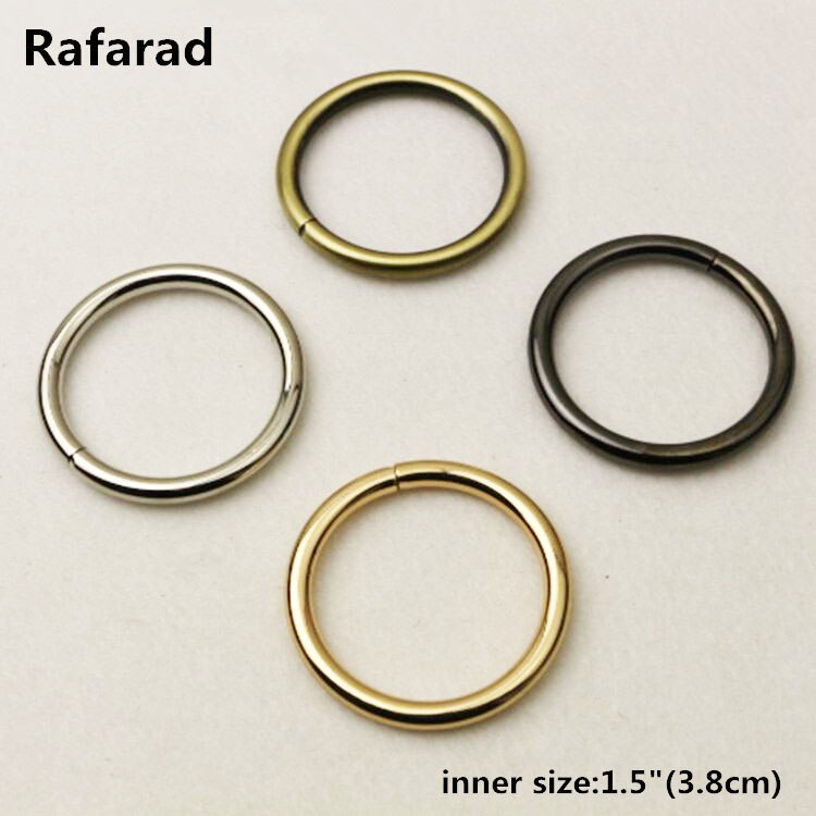 Mode Metalen Hardware China Fabriek Leverancier 30 Stks Metalen Draad-Gevormd o-ringen DIY Handtas metalen O Ring Handvat