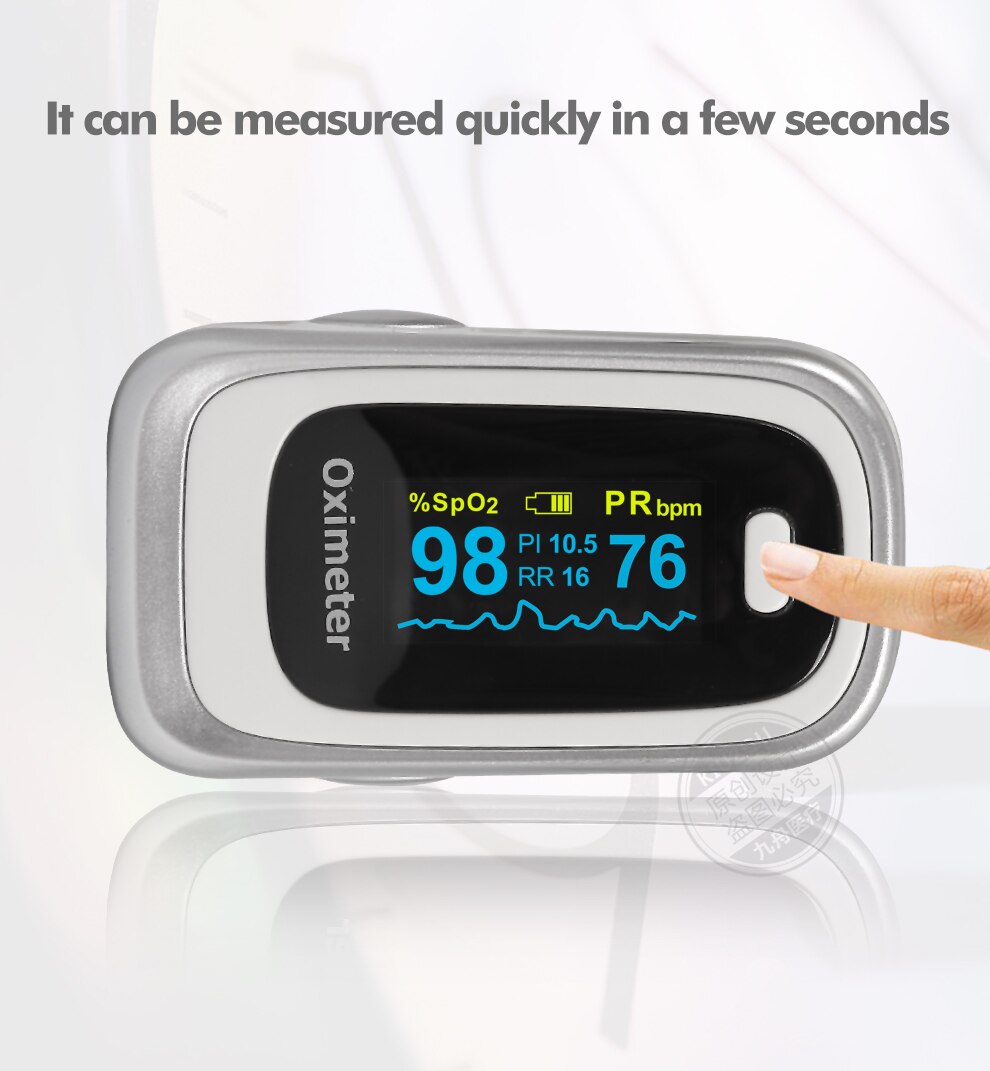 Finger oximeter breath rate Lung function test Respiratory rate Sleep monitoring Data logging monitores 심박계