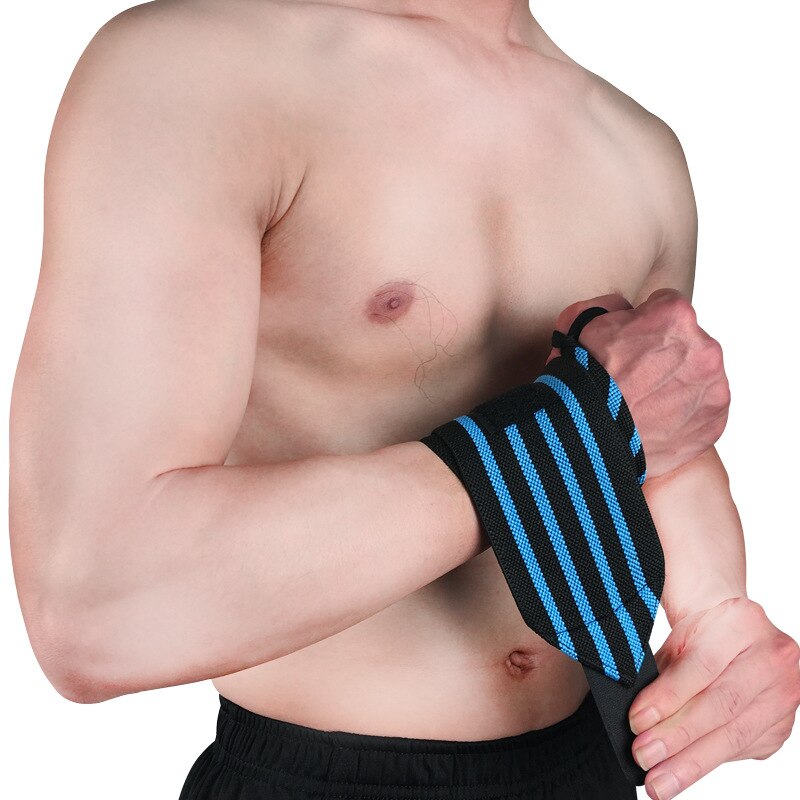 1Pcs Adjustable Wristband Elastic Wrist Wraps Bandages for Weightlifting Powerlifting Breathable Wrist Support 4colors