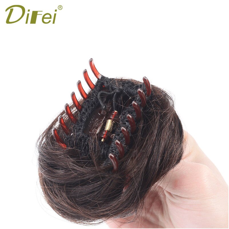 DIFEI-chignon Donut, chignon synthétique, griffes à clip, accessoires pour chignon, extension capillaire pour femmes