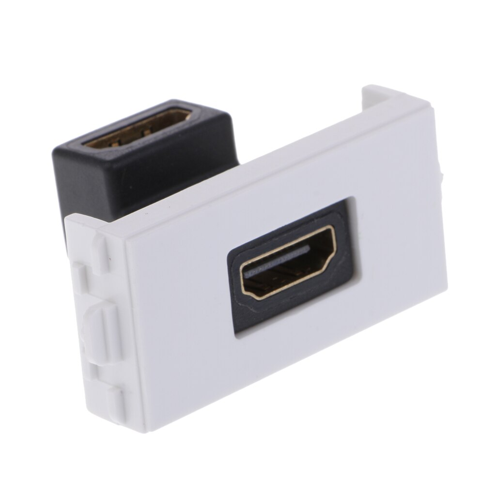 Module de prise murale HDMI universel avec cadre prise 90 degrés directement prise