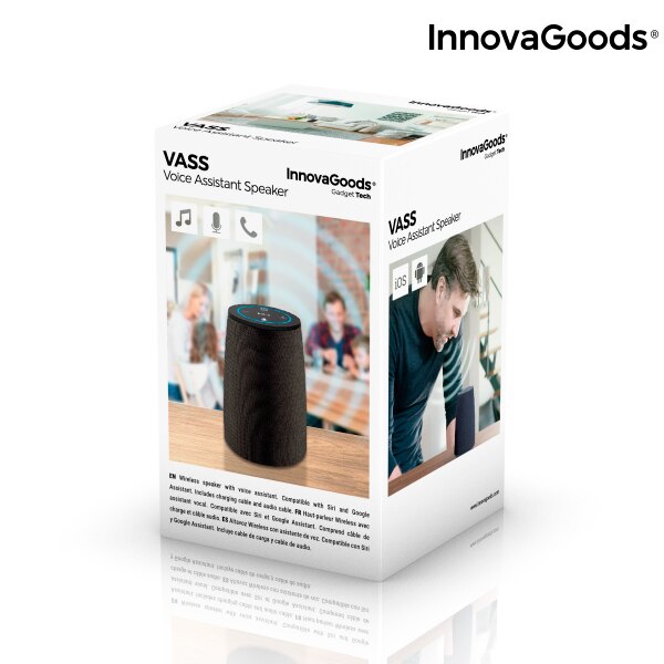 Clever Bluetooth Lautsprecher assistent virtuelle VASS InnovaGoods