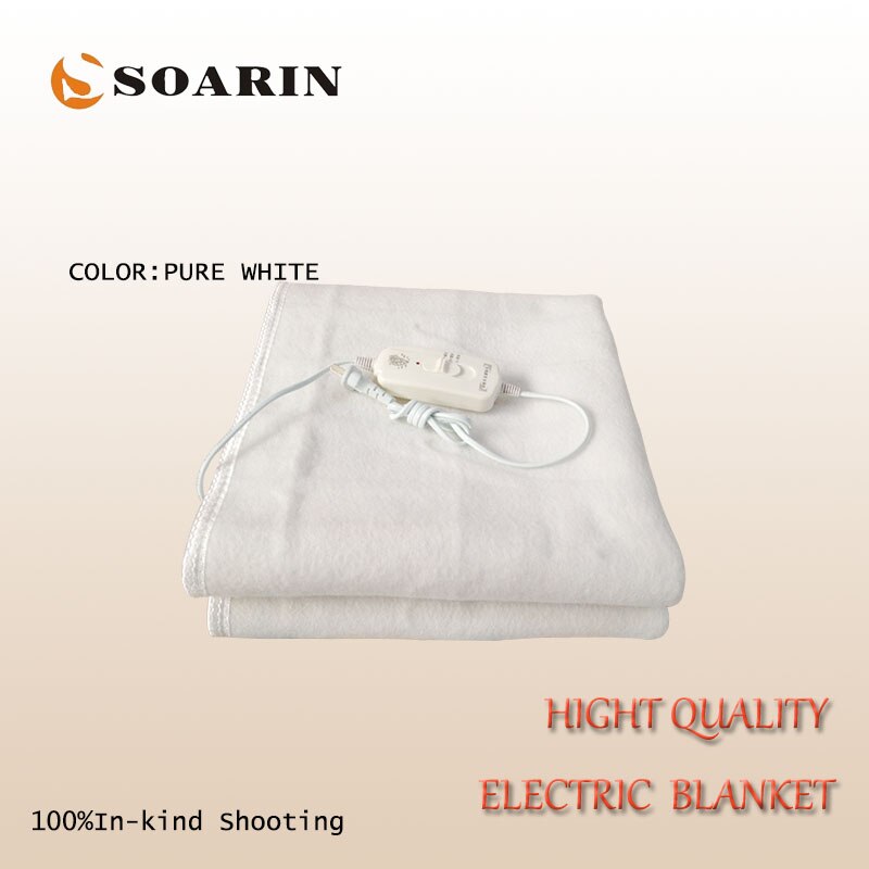 SOARIN Electric Blanket Synthetic Fiber Electric Heating Blanket