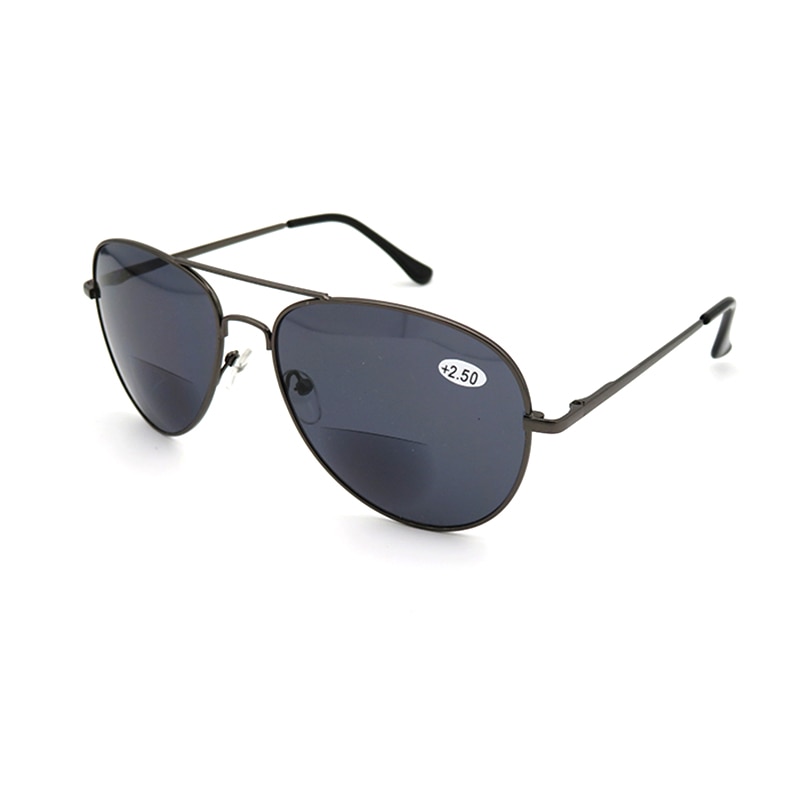 Polarized Pilot Bifocals Reading Sunglasses Magnifier for Women Men Look Near Far Presbyopia Spectacles Old Man Eyeglasses
