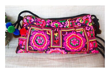 Multi boheme broderi shopping shell tasker flotte blomster broderede kvinder skulder & crossbody tasker national carrier: 8