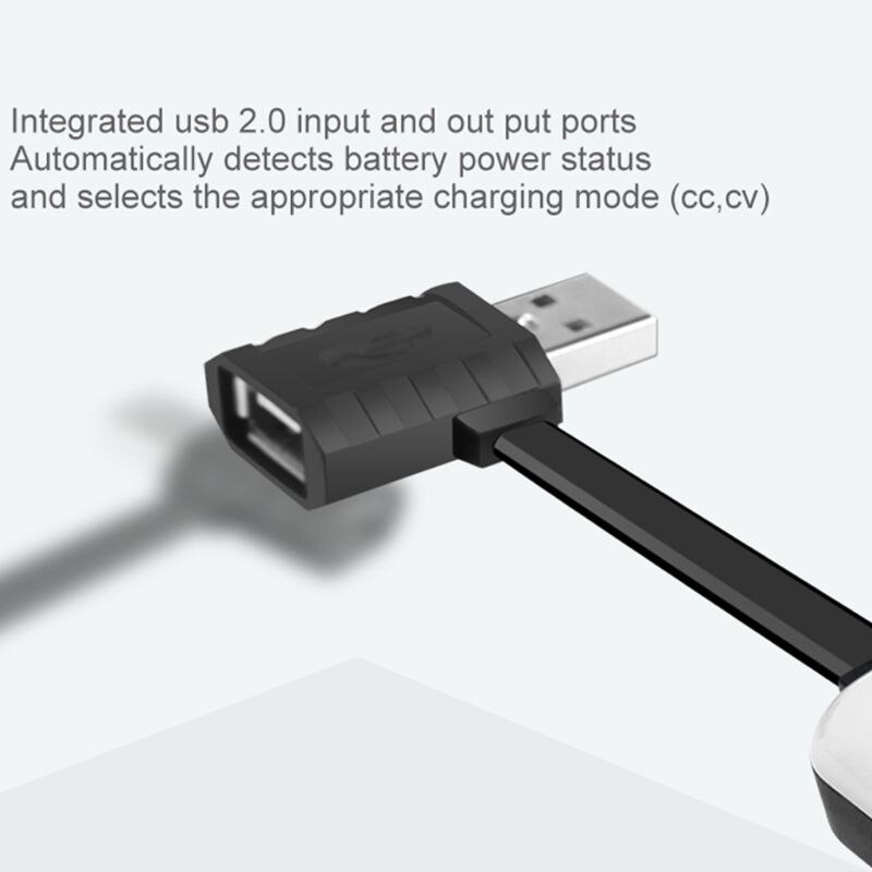 A10 A10 Batterij Lader Voor Li-Ion Batterijen Multifunctionele Magnetische Usb Charger Mini Opladen/Ontladen Power Bank Voor 18650