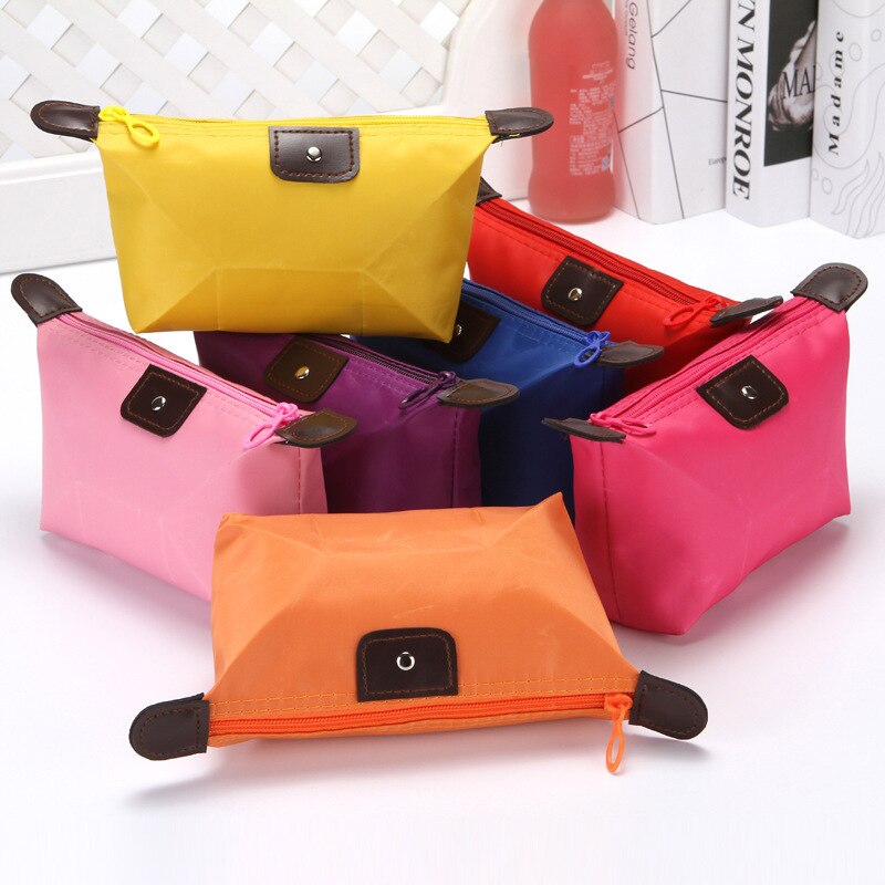 Cute Women Cosmetic Bag Waterproof Travel Toiletry Make Up Pouch Clutch Handbag Purses Case for Cosmetics Makeup Bag Organizer