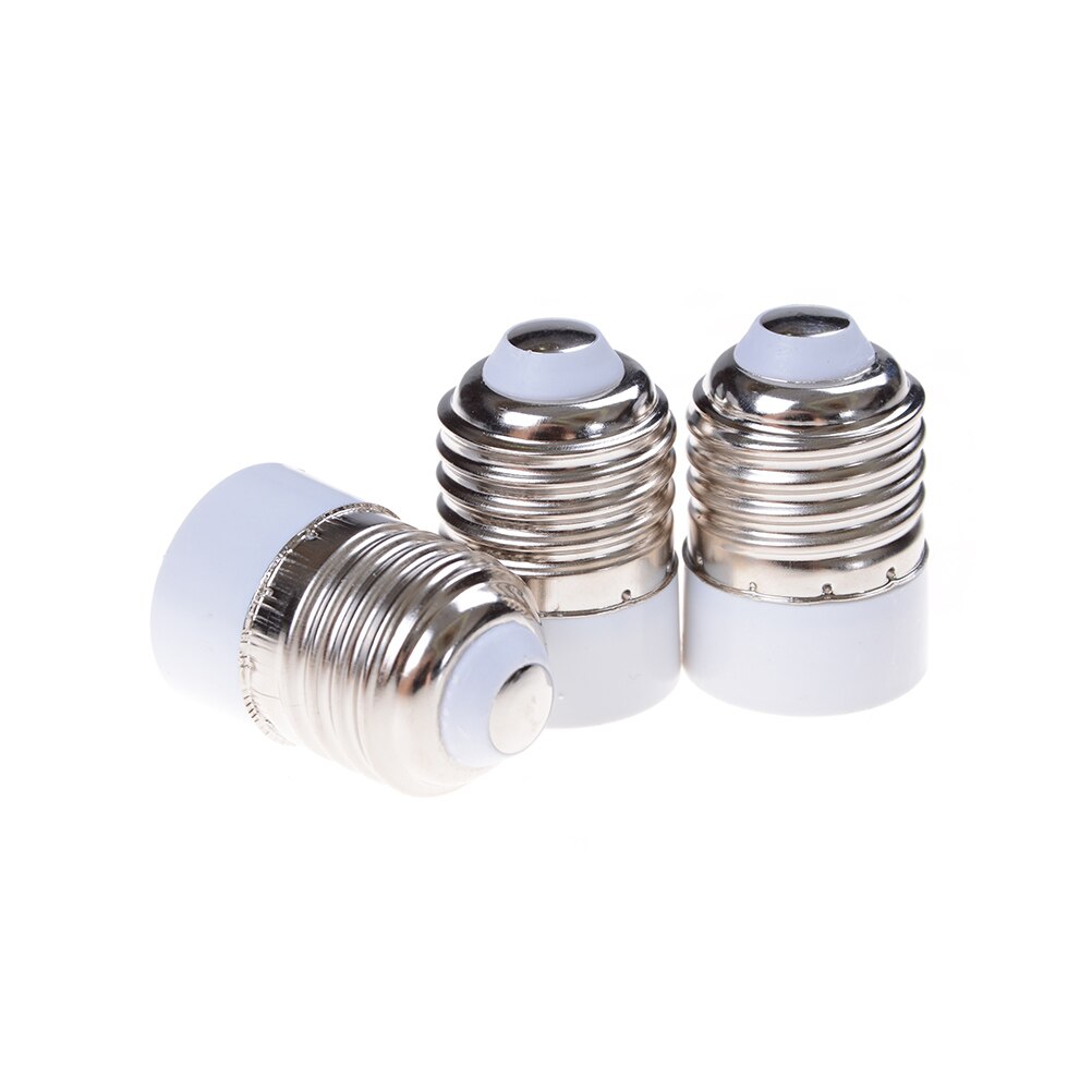 1 st.  e14 to e27- voets schroeflamp lamphouder adapter fitting converter kunststof vlamvertragend pbt converter
