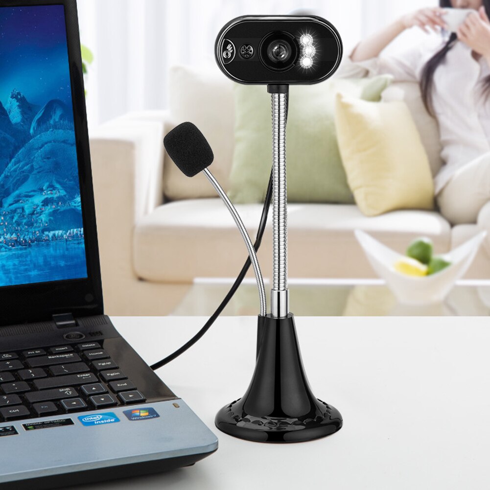 Mini Camera Computer Webcam 480P Webcam Met Microfoon Usb Mini Webcam Voor Pc Laptop Online Conferentie Computer Accessoires