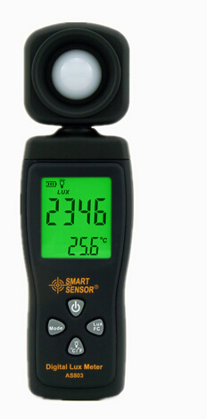 Smart Sensor AS803 Digital photography Mini spectrometer actinomete Lux Meter light meter Luminance tester 1-200,000 Lux tools
