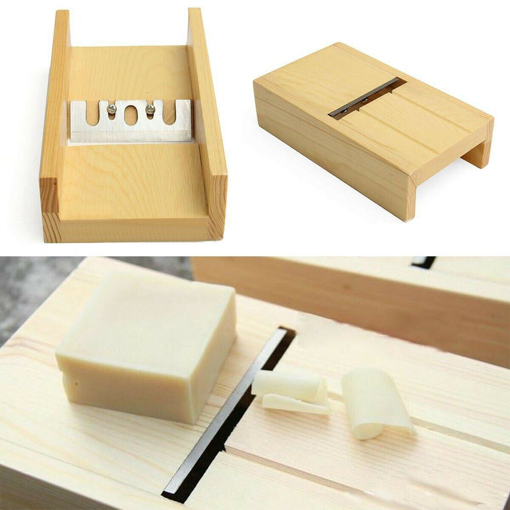 Kaars diy doos broodvorm snijder scherp mes houten schaaf randafwerking handgemaakte knutsel draagbare verstelbare zeep afschuiner