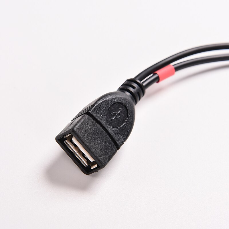 Usb Y Splitter Voor 2.5 "Usb 2.0 1 Vrouwelijke Power Enhancer Om 2 Mannelijke Usb Data Cable Adapter verlengsnoer 30Cm